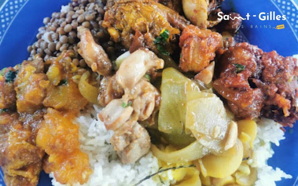 Chez Mité : Restaurant à Saint-Gilles Les Bains, cari