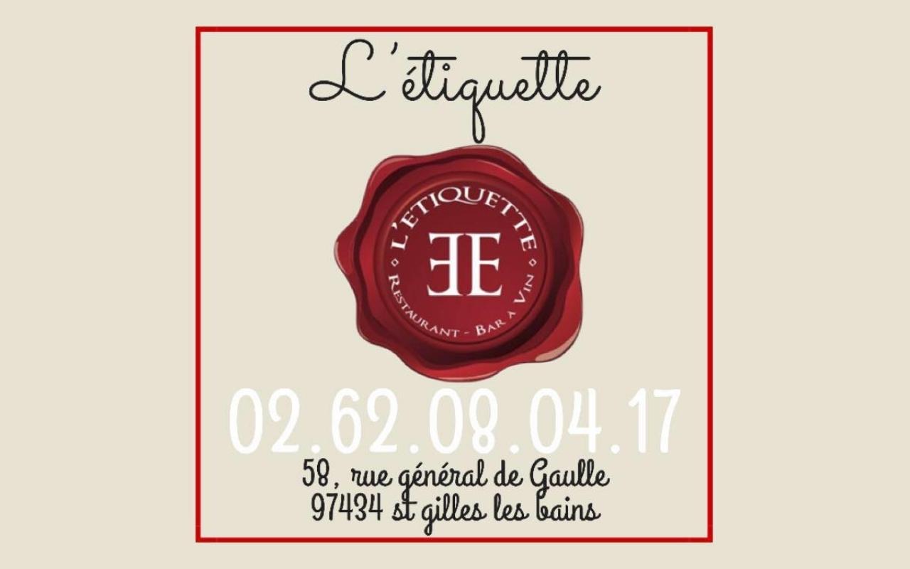 Restaurant à La Réunion L'étiquette : Logo