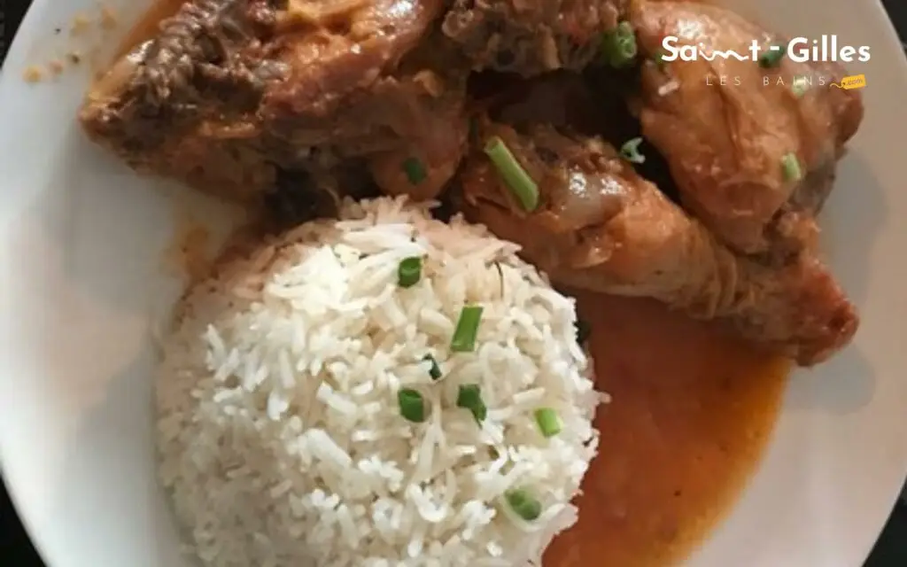 Chez Rosa Saint-Gilles-les-bains snack-restaurant Cari poulet La Réunion