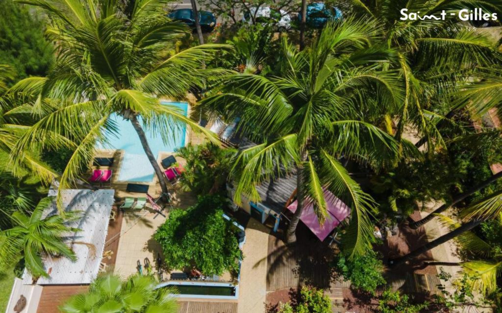 Vue extérieur à La Réunion de l'hôtel Coco Island à Saint-Gilles Les Bains 974