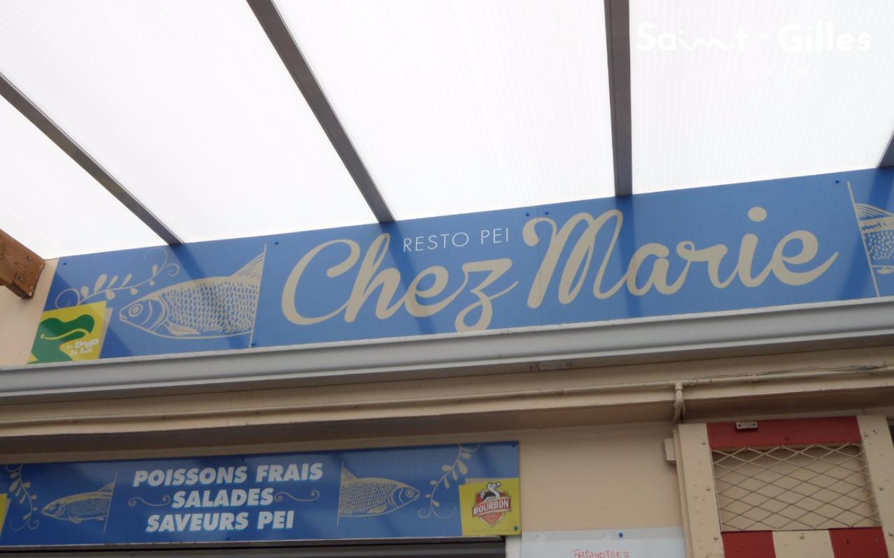 Façade du restaurant Chez Marie à Saint-Gilles Les Bains à La Réunion