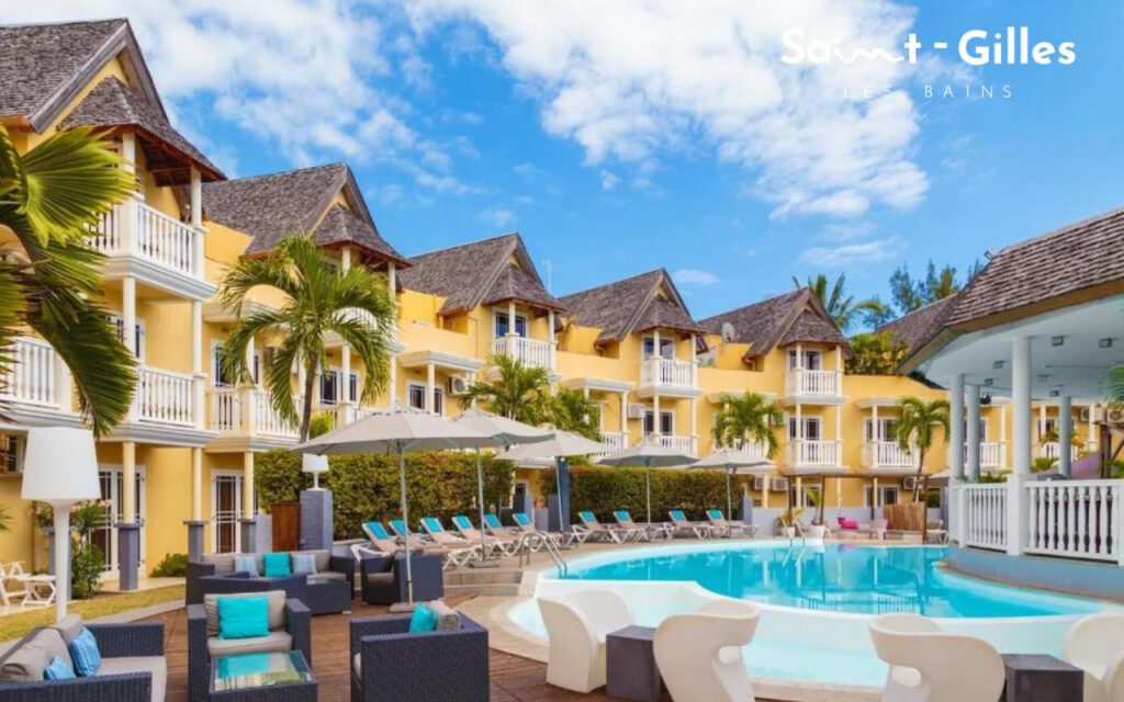 Façade de l'Ermitage Boutik Hôtel à Saint-Gilles Les Bains à La Réunion