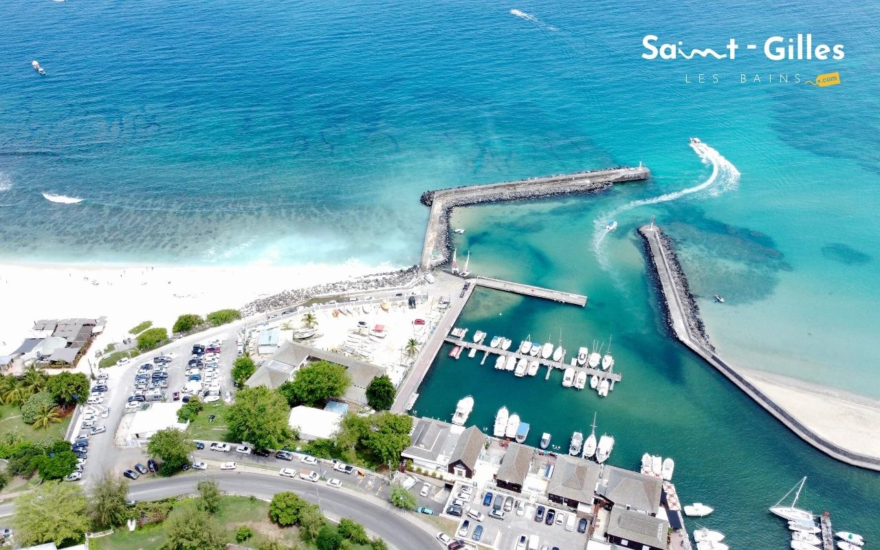 La Réunion vue de haut base nautique de l'Ouest